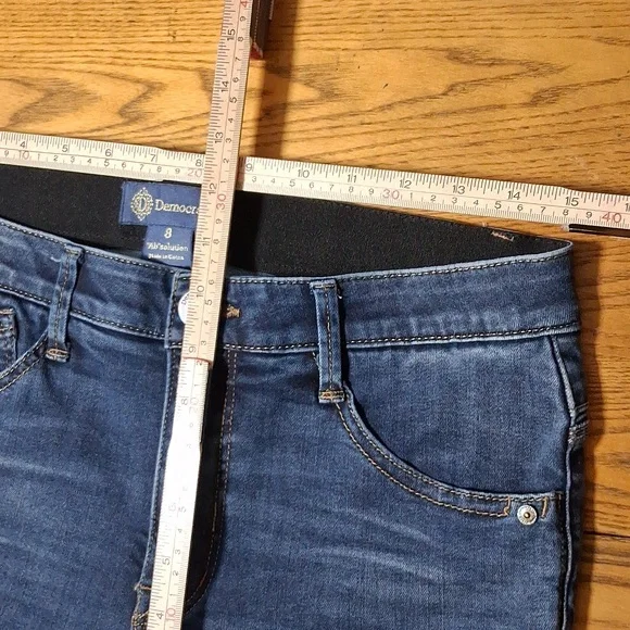DEMOCRACY Jean Womens 8 BLUE Summer Preowned Denim Used AB SOLUTION Pants - Picture 4 of 6
